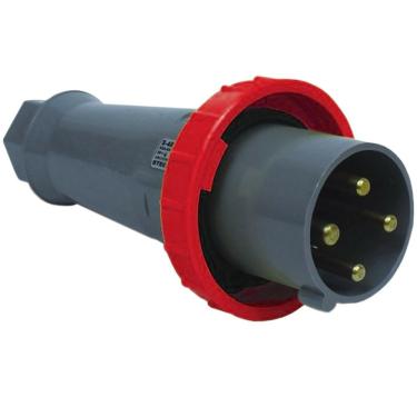 Imagem de Plugue Industrial Móvel 63A 3P+T 380/440V IP67 6H Vermelho N4576 – Steck