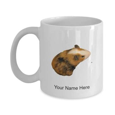 Imagem de Linda caneca personalizada de porquinho-da-índia xícara de café para idéia de porquinho-da-índia para meninos e meninas - Caneca de café de 325 ml