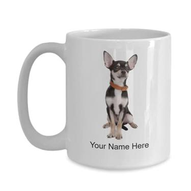 Imagem de Caneca personalizada Chihuahua - Caneca de café para amantes de Chihuahua Idea - Caneca de cachorro personalizada - Caneca de café de 425 g