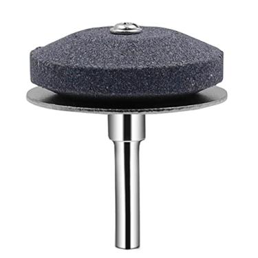 Imagem de Chusui Afiador de lâmina de cortador de grama afiador universal Pedra de roda para broca elétrica Haste de 1/4 de polegada QL