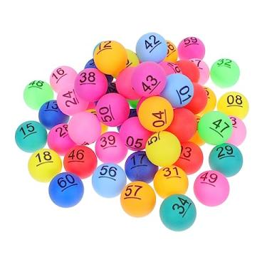 BESPORTBLE 50 Unidades 1 50 Bola De Loteria Bolas De Bingo Mini