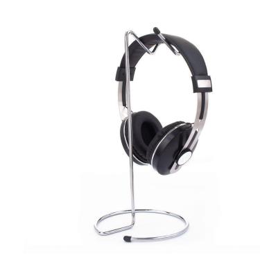 Imagem de Suporte De Mesa Cromado Para Fones De Ouvido