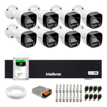 Imagem de Kit 8 Câmeras Intelbras Vhd 1220 B G7 Full Color Bullet Full Hd 1080p Multi Hd Ir 20m + Dvr Intelbras Mhdx 1008-c 8 Canais + Hd 1tb Barracuda