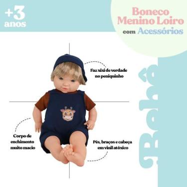 Imagem de Boneca Bebe Reborn Fala Chupeta Faz Xixi Natal - Anjo Brinquedos
