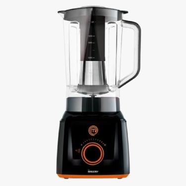 Imagem de Liquidificador Masterchef By Mallory 1300W Com 4 Lâminas, 12 Velocidades, 3,1 Litros e Jarra Transparente em SAN - 220V