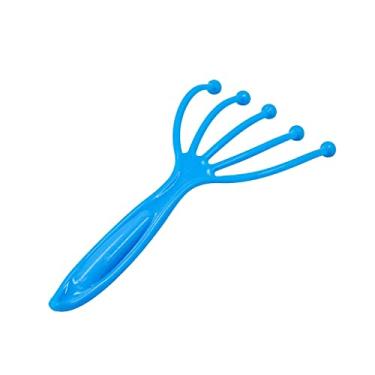 Imagem de Massageador De Cabeça Cafune Relaxante Esferas Anti Stress Manual (Azul)