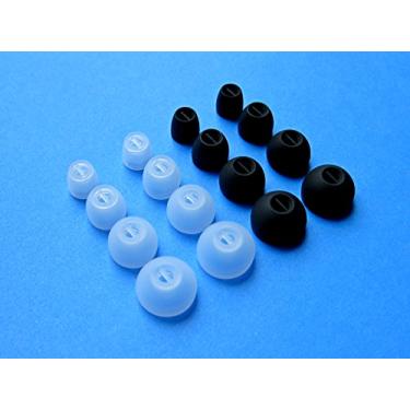 Imagem de 16 peças- XS/S/M/L (NSEN-CL:B) Fone de ouvido de substituição com isolamento de ruído confortável compatível com Sennheiser Momentum I e G, Momentum sem fio Momentum, HD1, HD1 Free, HD1 Wireless