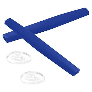 Imagem de Bwake Orelhas de substituição e almofadas de nariz para óculos de sol Oakley Square Wire 2 (2014) / W Square Wire - Azul