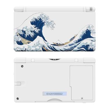 Imagem de eXtremeRate Capa de substituição completa The Great Wave para Nintendo DS Lite, console portátil personalizado com botões, lente de tela - Proteção e personalização para Nintendo DS Lite