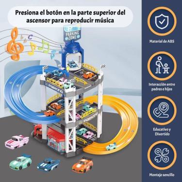 Imagem de Toy Tracks Cars com música Career Lifter para crianças