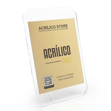 Imagem de Placa Homenagem em Acrílico Espelhado Personalizada (Dourado)