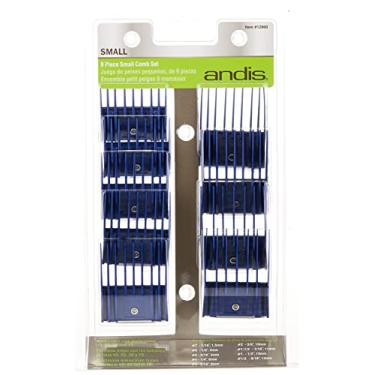 Imagem de Andis Pentes de tosquiadeira para animais de estimação pequenos, azul (pacote com 9) (12860)