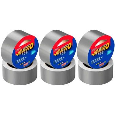 Imagem de Fita Silver Tape 44mm X 5m Vedatudo Cinza 6 Uni DRYKO