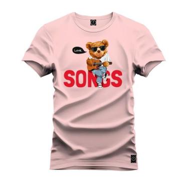 Imagem de Camiseta Unissex Algodão Macia Premium Estampada Urso Bad Boy - Nexsta