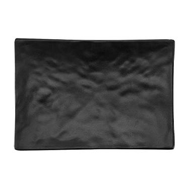 Imagem de Travessa Sushi Sashimi Retangular Gourmet Mix Preto 20Cm