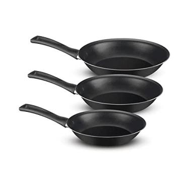 Imagem de Conjunto de Frigideiras Rochedo Todo Dia 18cm, 20cm e 24cm