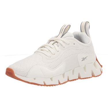 Imagem de Reebok Tênis feminino Zig Dynamica, Giz/cinza puro/chiclete, 38