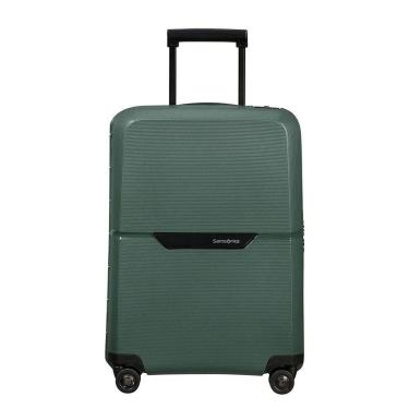 Imagem de Mala De Bordo Magnum Eco Samsonite Polipropileno Cadeado Tsa 4 Rodas Duplas Giro 360 Verde P
