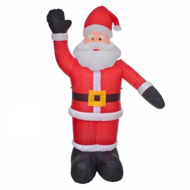 Imagem de Papai Noel Gigante Inflável LED 2,40mt Enfeite Natal Bivolt