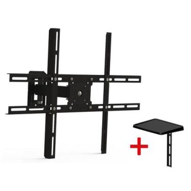 Imagem de Suporte Articulado para TV até 85 polegadas SBRP430 - Brasforma, Preto