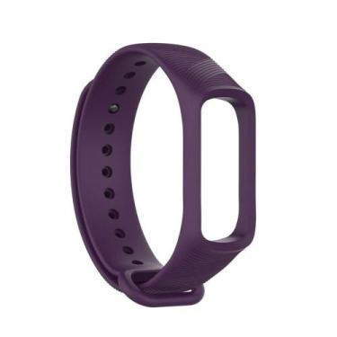 Imagem de Pulseira Para Smartwatch Galaxy Gear Fit E Sm-r375 - Roxo - T-Shirck