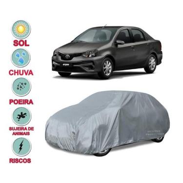 Imagem de Capa Cobrir Carro Etios Sedan Impermeável Proteção - Bezzter
