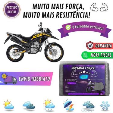 Imagem de Capa Pra Moto HONDA XRE 300 Sem Forro 100% Impermeável Armada Force Pr