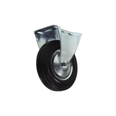 Imagem de Rodízio Fixo De Borracha 100mm - 4 Polegadas - JST