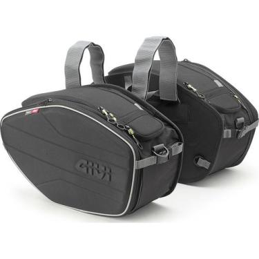 Imagem de Par Alforge Mala Lateral Moto Givi Ea101b 30 Lts Universal
