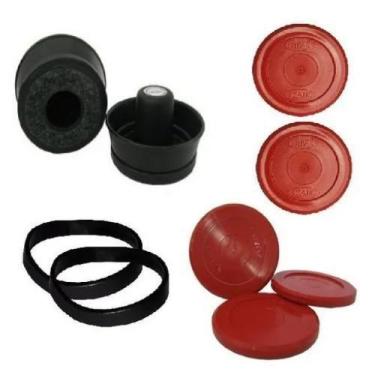 Imagem de Kit Air Game Rebatedor Disco Carpete E Borracha Aero Hochey - Eletroma