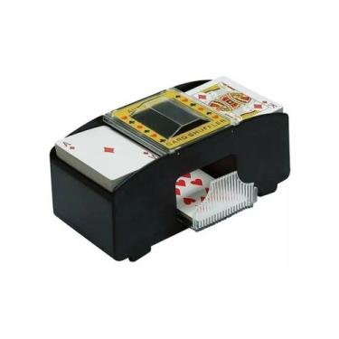 Imagem de Embaralhador Misturador Cartas Automático Baralho Poker Uno - Home