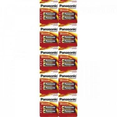 Imagem de Pilha Alcalina Aa 1,5V Lr6-2Bt480 Panasonic (Blister 20 Uni)