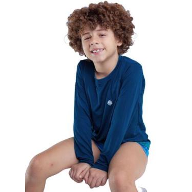 Imagem de Blusa Infantil Uv50+ Térmica Menino Proteção Solar Segunda Pele - The 
