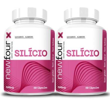 Imagem de 2x Silício Orgânico 120 Cápsulas 500mg - New Four