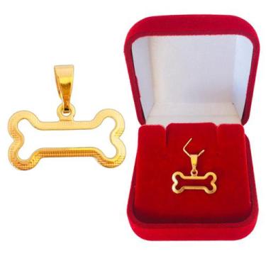 Imagem de Pingente Feminino Mãe de Pet Banhado a Ouro 18 k - Dinis Joias
