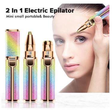 Imagem de Depilador Aparador 2 em 1 Buço Orelha Sombrancelha Wireless Unissex