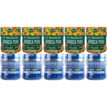 Imagem de Revenda 5 Gel Arnica Pura 200g + 5 Gel Cartilagem de Tubarão - Rhenuks