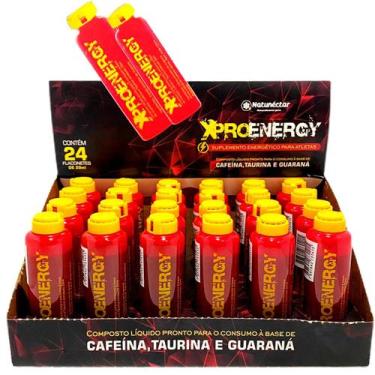Imagem de Display XProEnergy 24 flaconetes 20ml Suplemento Energia Cafeína Tauri