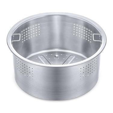Imagem de COSORI Cesta a vapor de aço inoxidável para vaporizador de 3 litros, CRC-R501- KUS apenas para panela de arroz, 21 cm D x 21 cm L x 10 cm A, prata