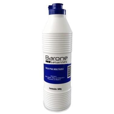 Imagem de Cola branca extra multiuso 500 gr caixa com 12 unidades - Barone