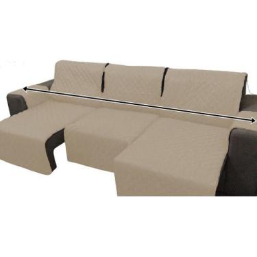 Imagem de Capa Protetor Para Sofa Retratil e Reclinavel 3,50M 3 Modulos (MEDIDA 