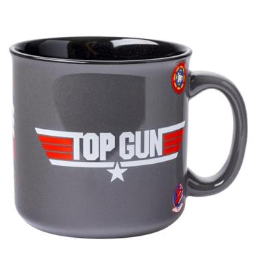 Imagem de Silver Buffalo Caneca de cerâmica Top Gun Need for Speed Maverick estilo camper, 590 ml