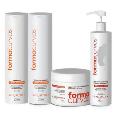 Imagem de Kit Acquaflora Forma Curvas Com 4 4Abc