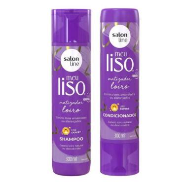 Imagem de Shampoo + Condicionador Salon Line Meu Liso Matizador