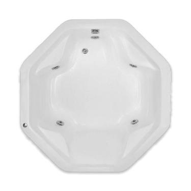 Imagem de Banheira Redonda Savona com hidro - Só Banheiras, 1,50x1,50x0,48, 220V