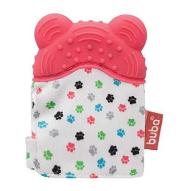 Imagem de Luvinha Mordedor Para Bebes Massagear Gengiva Urso - Buba,  Rosa