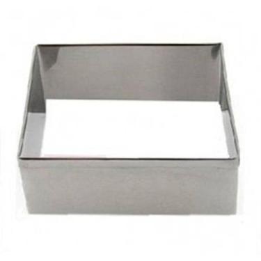 Imagem de Cortador Aro Quadrado 6x6x4cm - 1 Unidade - Ref:2034 - RR Cortadores -