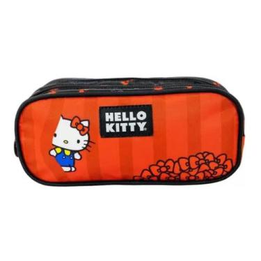 Imagem de Estojo Escolar Duplo Hello Kitty Vermelho T06 - 11345 Xeryus