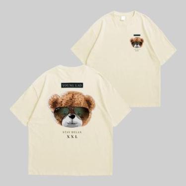 Imagem de Camiseta Techmalhas Estampada Oversized Academia Masculina-Masculino