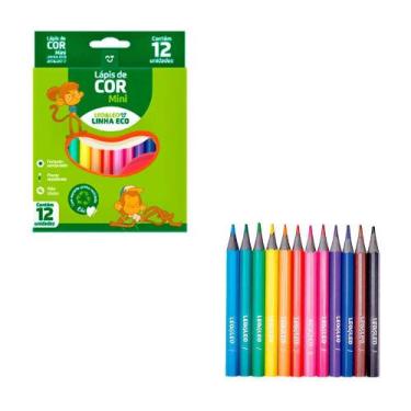 Imagem de Lápis De Cor Mini Com 12 Unidades Leo&Leo